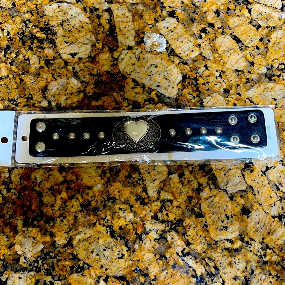 Cute leather bracelet